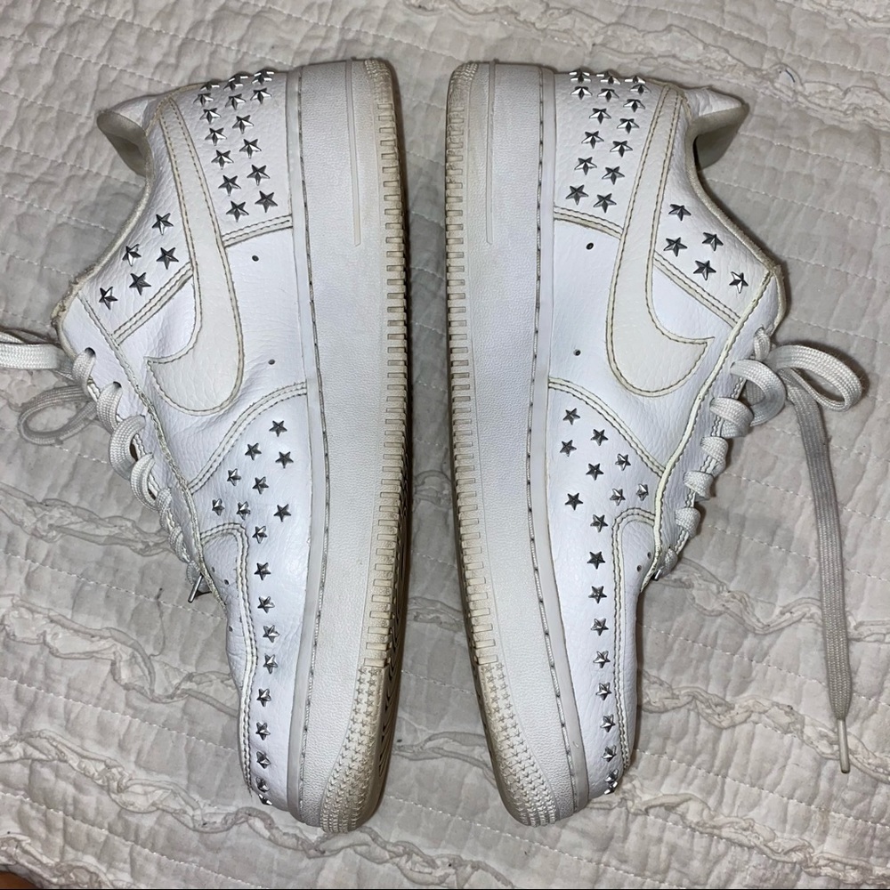 star studded air force ones size women's 8